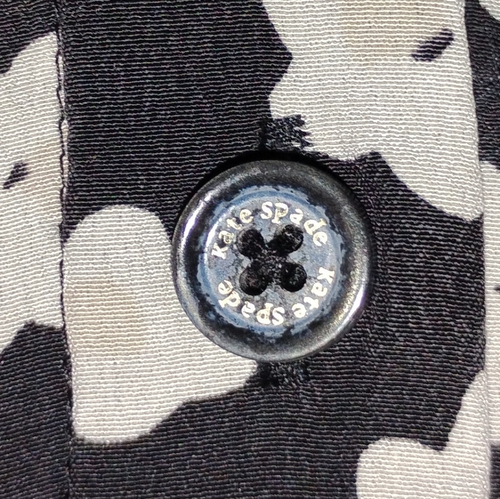 KATE SPADE FLORAL SILK DRESS - Picture 6 of 11